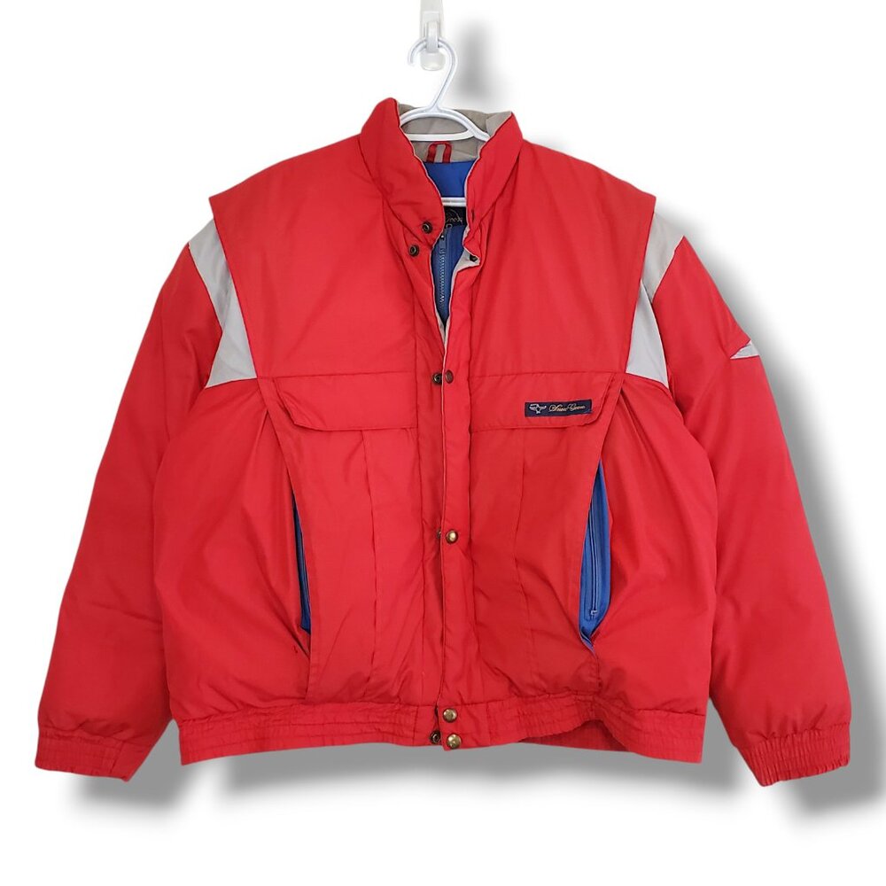 Vintage Canada Goose Snow Goose Down Puffer Coat Red Size L